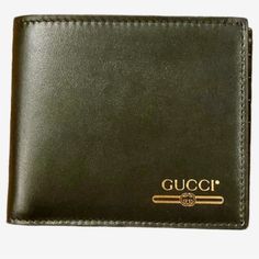 Nwot Gucci Black Leather Wallet Gold Gucci Name Will Put In A Genuine Gucci Box Gucci Rectangular Wallet With Rfid Blocking, Luxury Green Wallets With Rfid Blocking, Luxury Green Wallet With Rfid Blocking, Designer Gucci Wallet With Rfid Blocking, Designer Gucci Wallet With Logo Plaque, Gucci Luxury Wallets With Rfid Blocking, Gucci Luxury Wallet With Rfid Blocking, Gucci Leather Wallet With Rfid Blocking, Gucci Leather Wallets With Rfid Blocking