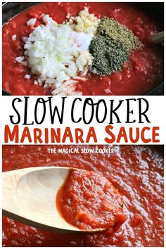 this slow cooker marinara sauce is the best way to make it