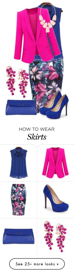 "Pencil Skirt" by ifuseekjamie94 on Polyvore featuring Jessica Simpson, Fendi, Kendra Scott and Effy Jewelry Mode Rose, Mode Tips, Skirt Pencil, Skirt Denim, Elegante Casual, Professional Attire, Skirt Midi, Business Outfit, Work Attire