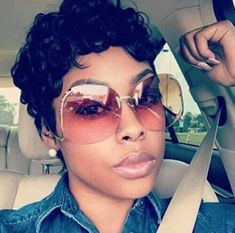 Pixie Wigs, Short Pixie Wigs, Cut Life, Natural Afro Hairstyles, Short Sassy Hair, Short Human Hair Wigs, Short Curly Wigs, Sassy Hair, Let Your Hair Down