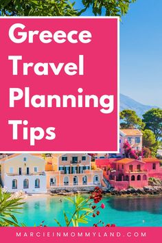 greece travel planning tips with text overlay