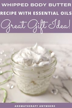 Transform your skincare routine with this easy homemade luxurious whipped body butter recipe. Packed with nourishing ingredients and soothing essential oils, it's the perfect everyday treat for your skin. Whipped Bath Butter Recipe, Essential Oils For Body Butter, Body Whipped Butter Diy, Body Butter Diy Whipped, Whipped Body Butter Recipe Non Greasy, Diy Body Butter Recipes Whipped, Fluffy Body Butter, Essential Oil Body Butter