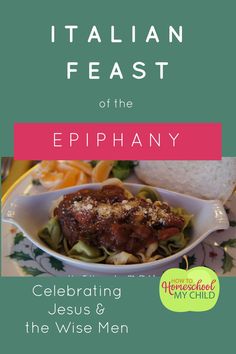 the cover of italian feast of the epiphany celebrating jesus & the wise men