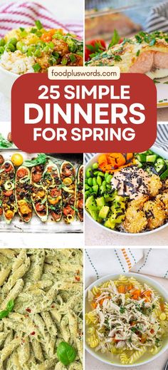 Looking for easy and healthy dinner ideas for every spring night? These spring dinner recipes combine fresh ingredients, light sauces, and vibrant seasonal veggies. Perfect for families, couples, or anyone seeking quick and simple meal ideas, these recipes offer a healthy and delicious way to enjoy spring dinners. From grilling to stovetop cooking, these meals are designed to be nutritious, satisfying, and quick to prepare.