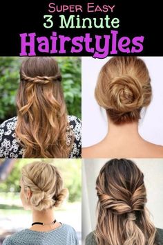 Late Hairstyles, Disney Hairstyles, Running Late Hairstyles, Lazy Girl Hairstyles, Easy Everyday Hairstyles, Lazy Hairstyles, Girl Hairstyle, Killarney, Effortless Hairstyles