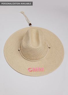 Packable Sun Hat, Custom Embroidered Hats, Crown Heights, Sun Hats For Women, Embroidered Hats, Travel Collection, Paper Straws, Custom Products, Brim Hat