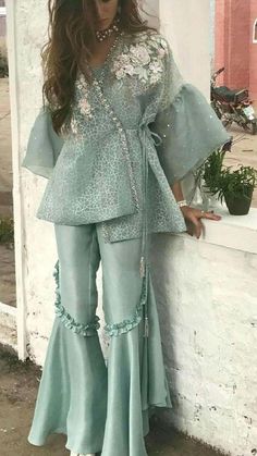 Sharara Designs, Trendy Outfits Indian, Nikkah Dress, Ritu Kumar, Traditional Indian Dress, Pakistani Fancy Dresses, Pakistani Dresses Casual, Salwar Kamiz, Indian Dresses Traditional