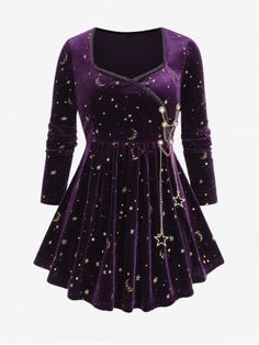 The Owl House Covens, Glamrock Ballora, Space Clothing, Witch Clothing, Rosegal Plus Size, Cosmic Galaxy, Pluse Size, Winter Tees, Unusual Clothes