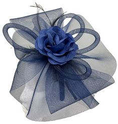 Add fun style to special occasions with this hair-slide fascinator from Bellissima Millinery Collection featuring fun feather and net details. Dimensions: 10-2/5" x 9-3/5" x 8-4/5"; one size Net and feather detail Polypropylene Spot clean Imported SHIPS SAME DAY! View more great items We are a real store located in the town of Kernersville NC So when you're in town stop by! We are offer designer shoes from some of the hottest and trending styles same designer name brands sold in the higher end r Chic Blue Fascinator For Races, Chic Blue Fascinator For Kentucky Derby, Blue Formal Hair Accessories For Kentucky Derby, Chic Blue Fascinator For Formal Occasions, Chic Blue Formal Fascinator, Blue Adjustable Fascinator For Gift, Chic Blue Fascinator For Wedding, Elegant Blue Headband As Gift, Elegant Blue Headband For Gift