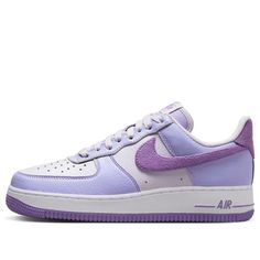 (WMNS) Nike Air Force 1 '07 Next Nature 'Hydrangeas' HQ3905-500 Nike Air Force 1 '07 Next Nature, Casual Nike Air Force 1 In Purple, Casual Purple Nike Air Force 1 For Sports, Casual Purple Nike Air Force 1, Nike Air Force 1 Purple Low-top, Sporty Purple Nike Air Force 1, Outfit Nike Air Force, Shoe Customization, Boss Fashion