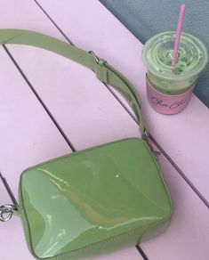 HVISK on Instagram: “Get your greens 🥦 @laurenladnier #hvisk #myjourney” Cosmo And Wanda, Strawberry Kiwi, Chic Bags, Beaded Purses, Mini Purse, Colourful Outfits, Green Aesthetic