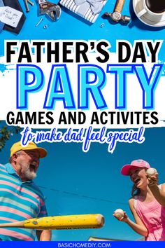 father's day party games and activities to make dad feel special