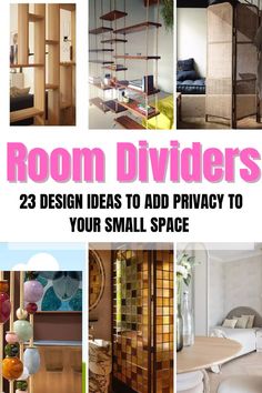 Discover floor to ceiling room divider ideas for your living room and beyond. Read on to see how to use room dividers in a bathroom and how to choose the perfect room divider for your small space. How To Divide A Room Ideas, How To Separate Rooms, Floor To Ceiling Room Divider, Wall Divider Ideas, Dividing Rooms Without Walls, Ceiling Room Divider, Shared Room Divider Ideas, Ideas For Studio Apartments, Apartment Divider