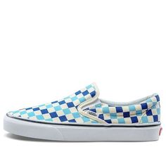 Vans Slip-On 'Checkerboard Blue Topaz' VN0A38F7QCM (SNKR/Unisex) Vans Slip On, Vans Shop, Cadillac Escalade, Fashion Performance, Stylish Sneakers, Cadillac, Blue Topaz, Perfect Pair, Your Perfect