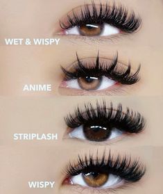 Eyelash Extensions For Hooded Eyes, Different Lashes, Learn Makeup, Perfect Eyelashes