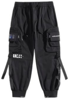 Black Techwear Bottoms With Pockets, Techwear Cargo-style Tapered Leg Bottoms, Black Ankle-length Techwear Pants, Full-length Techwear Pants With Side Pockets, Black Techwear Sweatpants With Pockets, Techwear Pants, Techwear Outfits, Freedom Of Movement, Cropped Pants