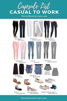 Capsule Wardrobe List Starter Kit for Petite Women Pharmacists & Doctors. How to Start a Capsule Wardrobe for Healthcare Professionals and Pharmacists. Women in medicine and petite women. How to keep your closet simple and still have pieces to wear to work. From FIGS scrubs to work pants, dresses and skirts. Grab your free Capsule Wardrobes downloads on PetiteStyleScript.com and 36 Outfit Ideas to wear with Tieks Ballet Flats Work Capsule Wardrobe, Work Capsule, Capsule Wardrobe Work, Tweed Trousers