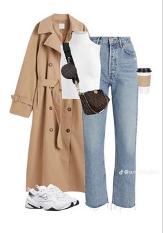 Outfits Gorditas, Trench Beige, Best Winter Outfits, Beige Outfit, Fall Inspiration, Stylish Work Outfits, Midi Skirts, Autumn Outfit