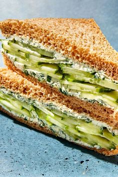 a sandwich cut in half with the words 21 easy spring lunches to pack for work