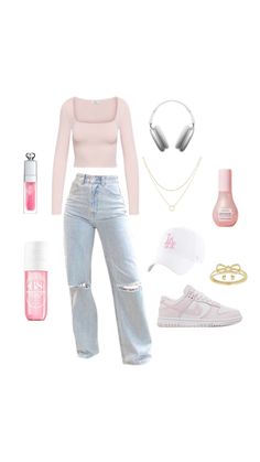 Teen Girl Outfit Ideas For School, First Day Of School Outfits Highschool, 1st Day Of School Outfit Highschool, Cute Middle School Outfits 6th Grade, Middle School Outfits 6th, Freshman High School Outfits, Organizing Bags, First Day Of School Fits