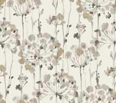 Flourish Beige Wallpaper from the Modern Artisan II Collection by Candice Olson