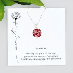 ** SAVE 20% WITH CODE BIRTHMONTH ** Elegance meets nature in this minimalist sterling silver necklace featuring genuine pressed birth month flowers encased in high-quality resin. Celebrate a unique connection to nature with flowers that represent each birth month. Our pendant's charm lies in its delicate design, crafted with precision and love. Choose your desired birth month flower to make this piece uniquely yours. Our necklace features a 16-inch sterling silver chain, you can upgrade your cha Round Pressed Flowers Jewelry For Birthday Gift, Silver Jewelry With Pressed Flowers As A Birthday Gift, Silver Jewelry With Pressed Flowers For Birthday Gift, Sterling Silver Birth Flower Necklaces For Gifts, Silver Jewelry With Pressed Flowers For A Birthday Gift, Sterling Silver Necklace With Natural Inclusions For Gift, Sterling Silver Birth Flower Jewelry For Birthday, Sterling Silver Birth Flower Charm Necklace As Gift, Sterling Silver Birth Flower Necklace For Birthday