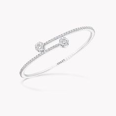 Graff Jewelry, Graff Diamonds, Trendy Jewerly, Stackable Bangles, Golden Trio, The Bangles, Stylish Earrings, Accessories Silver, Diamond Bangles Bracelet