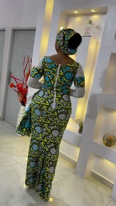 Ankara Mermaid Dress Styles, Ankara Fish Gown Styles, Ankara Fish Tail Gown, Fitted Adire Gowns, Mermaid Ankara Gown, African Head Dress, Bridesmaid Hairstyles, African Fabric Dress