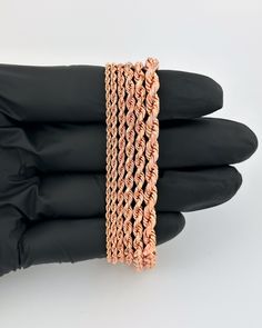 Sparkle at every angle! Check out these Rope Chains by tapping the "visit" button down below and visiting Mour and Co. Rose Gold Jewelry With Rope Chain For Gift, Rose Gold Rope Chain Necklace Gift, Italian Necklace, Chain Diamond, Gold Rope Chains, Rope Chain, Diamond Cut, Necklace Etsy, Diamond Cuts