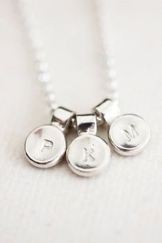 2018 Hottest personalized necklaces. World Wide FREE SHIPPING. Come to Yafeini to pick your beloved name necklace and engraved necklace https://www.jewelrypersonalizer.com Sterling Silver Initial Necklace, Silver Initial Necklace, Pebble Jewelry, Sterling Silver Initial, Name Jewelry, Lovely Necklace