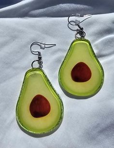 Omgosh these are so fun! Little avocados that are a great fun addition to any look! One pair left today! Use those codes! Avocado Earrings, Jewelry Earrings Dangle, Piercings, Etsy Earrings, Avocado, Dangle Drop Earrings, Dangle Earrings, Accessory Gift, Jewelry Earrings