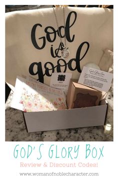 god is a good gift box giveaway