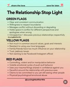 the relationship stop lights Relationship Tips For Women, Trust Building, Green Flags, Make Him Chase You, Mole Removal, Relationship Psychology