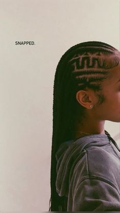 #braids Braids Back To School Black, Jacket And Bra Outfit, Braids To Do For School, Braided Back Braids, Cornrows And Twists Black Women, Fulani Braids No Extensions, Fulani Box Braids Hairstyles, Braids Ideas Black Women, Long Stitch Braids With Design