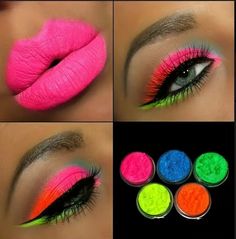 💕POLVO DE HADAS

 💕iluminador. Carnaval Make-up, Fantasy Make-up, Maquillage Yeux Cut Crease, Neon Eyeshadow, Party Make-up, 80s Makeup, Bright Eyeshadow, Neon Makeup, Beauty Make-up