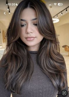 Natural Level 6 Hair, Brown Hair Dimension, Cool Toned Dark Brown Hair, Solid Hair Color, Dark And Light Brown Hair, Highlights For Dark Brown Hair, Grad Shoot, Hair 2022, Dye Hair