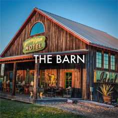 the barn is located in an old western town