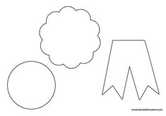 a drawing of a speech bubble with a ribbon around it and an object in the middle