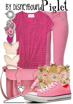 "Piglet" by lalakay on Polyvore Princess Inspired Outfits, Disney Wear