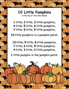 a pumpkin themed math game for kids to practice counting the numbers in front of them