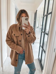 Shirt Jacket Outfit Women, Shirt Jacket Outfit, Fall Jackets Outfit, Wool Jackets, Cella Jane, Jacket Outfit Women, Fall Sweater Dress, Weather Outfits, Month Of July