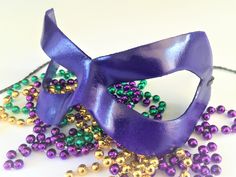 DESCRIPTIONTrick Batman once again as you cosplay Edward "E." Nigma The Riddler! Wear this purple leather mask for your Comicon costume, Cosplay convention, DC fandom event, or Halloween & have fun leaving complex clues, riddles and word games for Gotham City's finest! Get in Purple or Neon Green - Send us a swatch and we can do our best to match your costume! Any color. ** ALSO GREAT FOR MARDI GRAS ** Waterproofed leather, glossy or matte finish, & several choices to affix the mask (cor Purple Costume Accessories For Halloween Cosplay, Purple Halloween Costume Accessories For Cosplay, Mardi Gras Mask For Cosplay, Rave Masks For Cosplay And Carnival, Purple Costume Accessories For Costume Party And Cosplay Events, Purple Masks And Prosthetics For Halloween Masquerade, Purple Halloween Masquerade Masks And Prosthetics, Purple Masquerade Mask For Carnival And Halloween, Purple Masquerade Mask For Mardi Gras