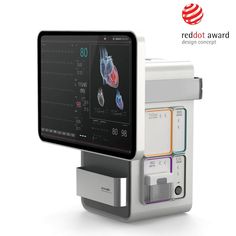 an image of a medical device with the words red dot award on it