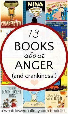 books about anger and craniness with the title overlaying it's image