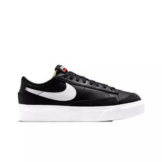 Nike Blazer Low Platform "Black/White" Women\'s Shoe View 1 Black Classic Sneakers With Vulcanized Sole, Classic Nike Skate Shoes With White Sole, Classic Mid-top Basketball Shoes With Contrast Sole, Classic Basketball Shoes With Vulcanized White Sole, Classic Black Sneakers With Gum Sole, Classic Low-top Basketball Shoes With Vulcanized Sole, Classic Skate Shoes With Boost Midsole And White Sole, Classic Skate Shoes With Boost Midsole, Classic Basketball Shoes With Gum Sole And Round Toe