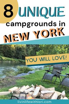 RV campground by river in New York Binghamton New York, New York State Parks, Rv Camping Checklist, Rv Campsite, Camping For Beginners, Camping Dinners, Rv Campgrounds, Ny Trip