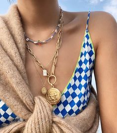 Siren Necklace – Brinker & Eliza 가을 패션, Jewelry Inspo, Newest Trends, Layered Necklaces, Minimalist Fashion, Fashion Blog, Coin, Fashion Inspo, Summer Fashion