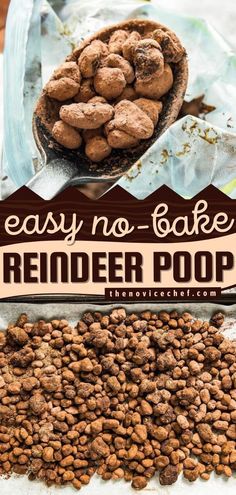 easy no bake reindeer poop recipe with chocolate