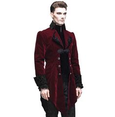 Goth Coat, Steampunk Coat, Punk Jacket, Vampire Clothes, Mode Steampunk, Rock Style Outfits, Cyberpunk Clothes, Rock Style Clothing, Outfits Edgy