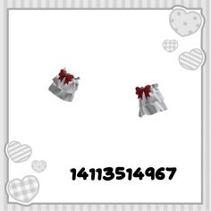 14113514967 Roblox Codes Accessories, Layered Clothing, Create An Avatar, Layering Outfits, Roblox Codes, White Skirt, Red Bow